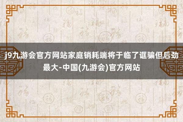 j9九游会官方网站家庭销耗端将于临了诓骗但后劲最大-中国(九游会)官方网站