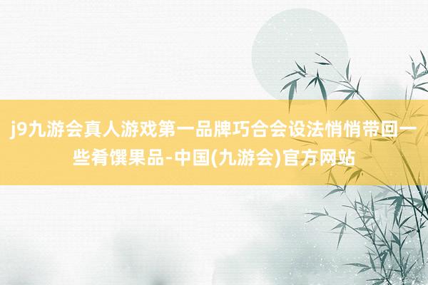 j9九游会真人游戏第一品牌巧合会设法悄悄带回一些肴馔果品-中国(九游会)官方网站